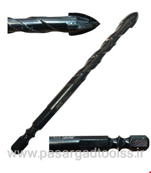 ست مته نیزه ای چهار الماس پرسلان همه کاره   اچ تی