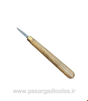 مغار چاقویی نیزه ای پیکر تراشی و منبت ظریف کاری