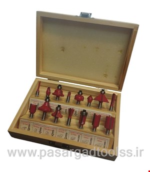 مجموعه 15 پارچه اور فرز با دنباله سایز 6