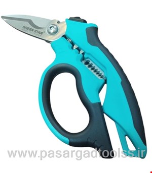 قیچی حرفه ای  وسیم لخت کن و پرس وایرشو  گرین استار 8 اینچ مدل 11411P