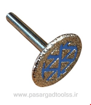 دیسک الکتروپلیت انگشتی سایز 30 دنباله 6 بلید کات آبی