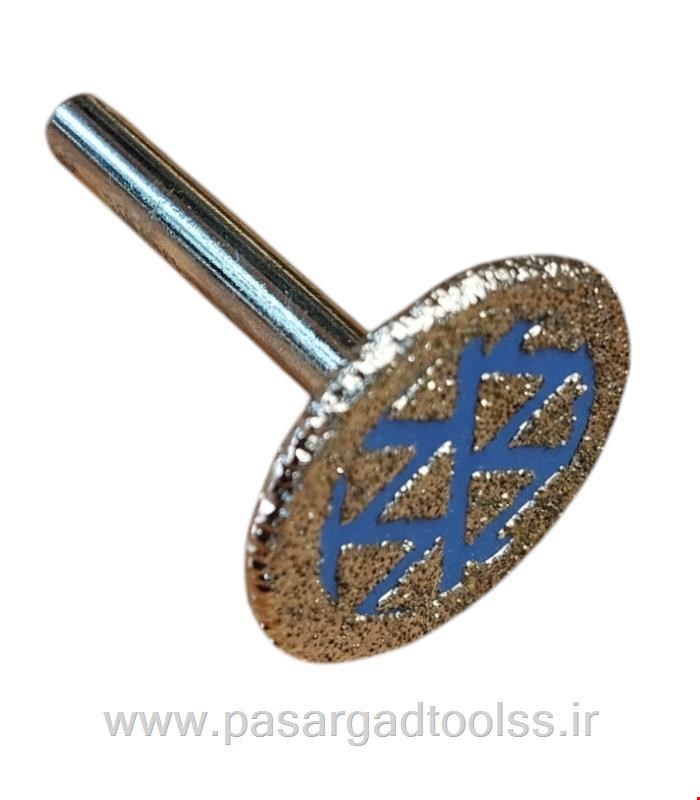 دیسک الکتروپلیت انگشتی سایز 30 دنباله 6 بلید کات آبی
