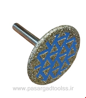 دیسک الکتروپلیت انگشتی سایز 40 دنباله 6 بلید کات آبی