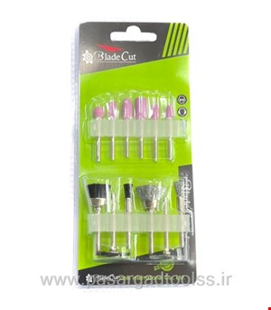 ست 12 عددی ابزار فرچه و سنگ زنی  بلید کات (blade cut )