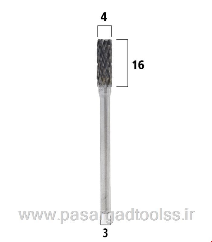 فرز فرم استوانه ای خشن تراش قطر 4.0 شفت 3 Blade Cut