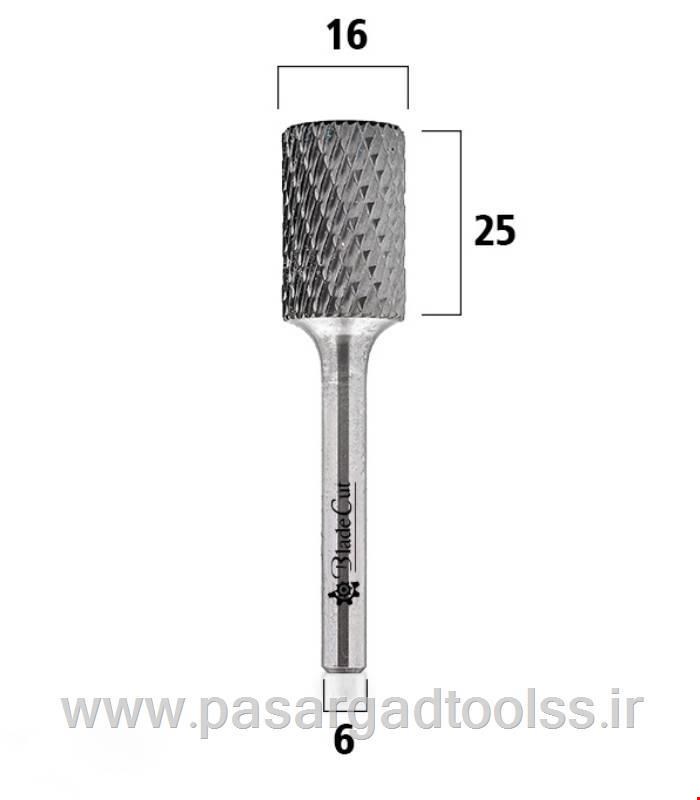 فرز فرم استوانه ای خشن تراش قطر 16.0 شفت 6 Blade Cut