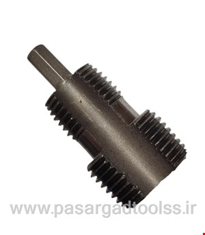  قلاویز سر دریلی لوله PVC 1/2 و 3/4 اینچ ⭐ ابزار رزوه زن لوله سفید( بلیستر)