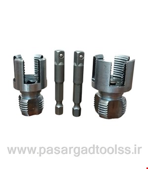 قلاویز و حدیده سر دریلی لوله آب پلاستیکی  سایز 1/2و 3/4