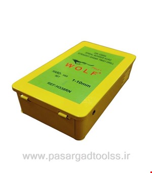 جعبه مته سایز 1 تا 10 wolf طرح کبالت 