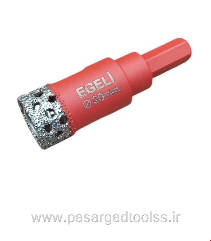 گردبر سنگ و سرامیک پرسلان سر دریلی  سایز 20  ایگلی (EGELI) 