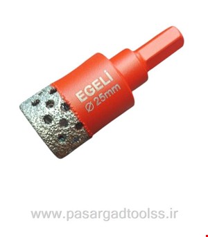 گردبر سنگ و سرامیک پرسلان سر دریلی  سایز 25  ایگلی (EGELI) 