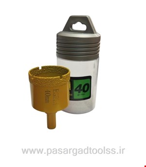 گردبر سنگ و سرامیک پرسلان سر دریلی  سایز  40 ایگلی (EGELI) زرد