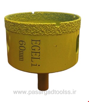 گردبر سنگ و سرامیک پرسلان سر دریلی  سایز  60  ایگلی (EGELI) زرد