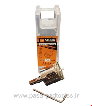 گردبر شیشه و سرامیک با مته سایز 30 میلیمتر موتا