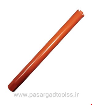 مته گردبر کرگیری بتن سایز 51 میلیمتر به طول 55 سانتی متر (مته گردبر الماسه) برند xl  با سگمنت تیز بر 