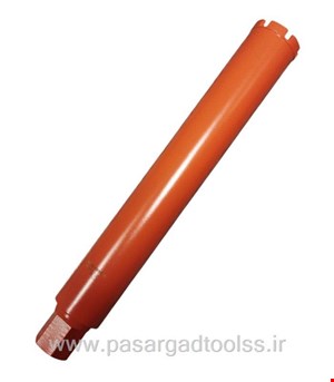 مته گردبر کرگیری بتن سایز 63 میلیمتر به طول 40  سانتی متر (مته گردبر الماسه) برند xl  با سگمنت تیز بر 